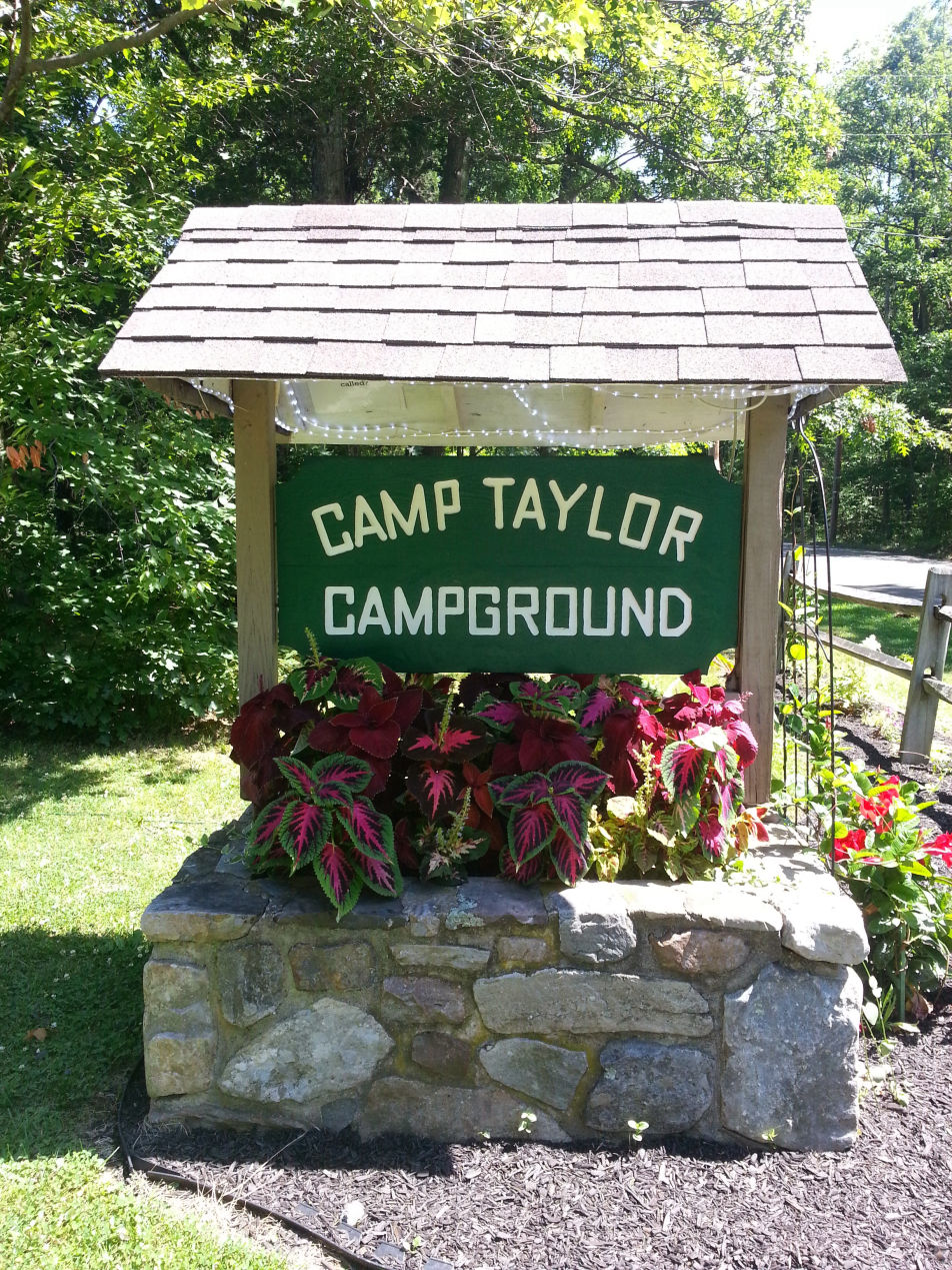 Camp Taylor Sign